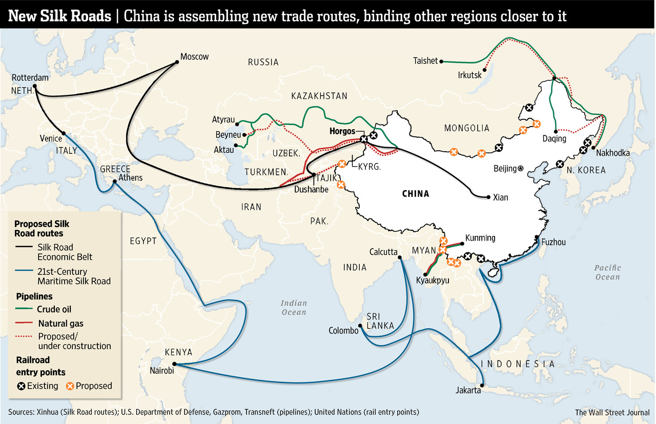 les nouvelles routes du commerce chinois